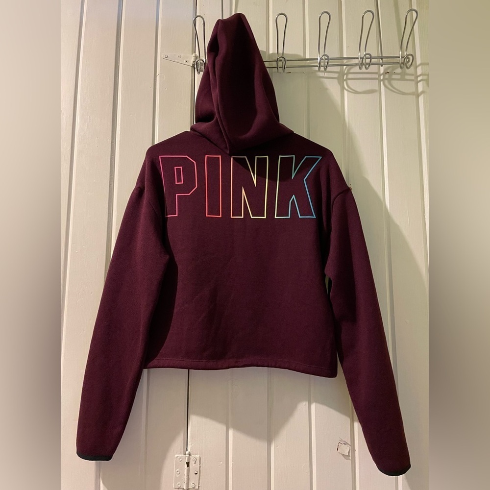 Vs. PINK cropped hoodie X-small like new
